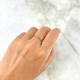 Anillo Olas 0.9gr / T6 3/4 / Oro Amarillo