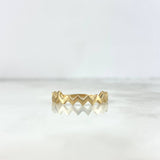 Anillo Zig-Zag 1.65gr / T7 1/4 / Oro Amarillo *