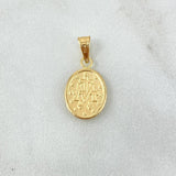 Dije Virgen Milagrosa 0.6gr / 2cm / Troquelada Oro Amarillo *