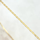 Cadena Plana 1.75gr / 50cm / 1.2mm Diamantada Oro Amarillo +3