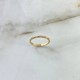 Anillo Morse 1.3gr / T5 1/2 / Circones Blancos Oro Amarillo