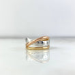 Anillo Lineas Cruzadas 4.7gr / T6 3/4 / Tres Oros