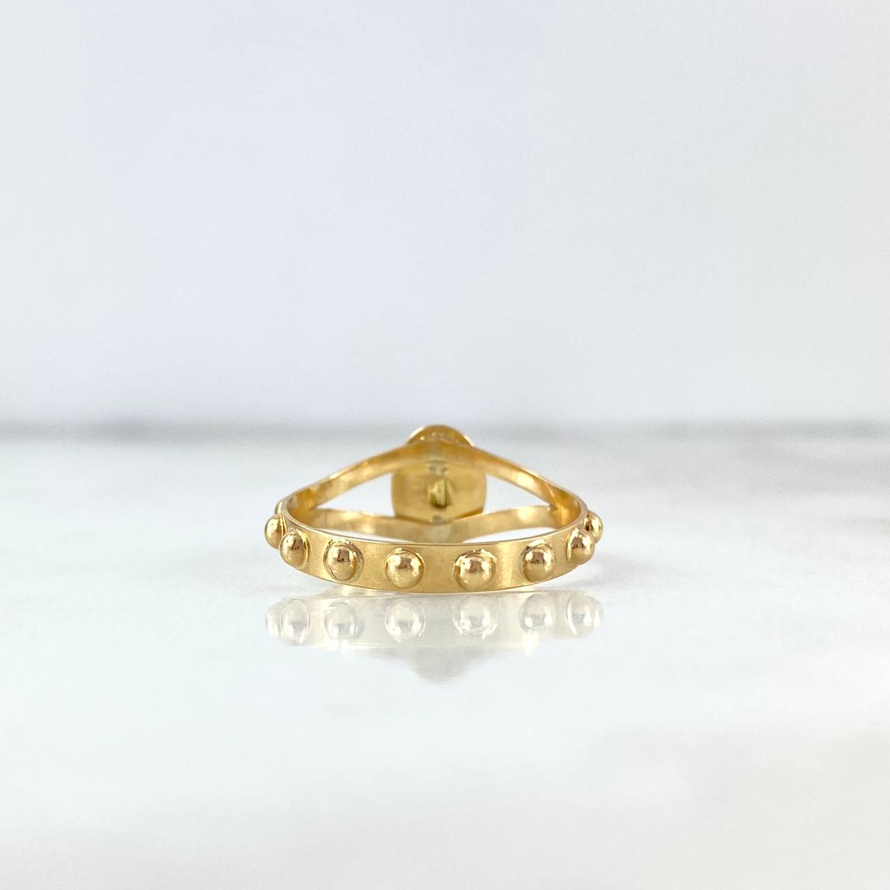 Anillo Virgen Milagrosa 1.6gr / T6 1/2 / Oro Amarillo