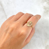 Anillo Virgen Guadalupe 1.85gr / T5 1/2 / Circones Blancos Azules Fucsias Oro Amarillo