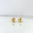 Topos Bola 0.75gr / 6mm Oro Amarillo