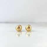 Topos Bola 0.75gr / 6mm Oro Amarillo