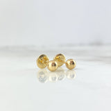 Topos Bola 0.45gr / 4mm Lisa Oro Amarillo 18K *