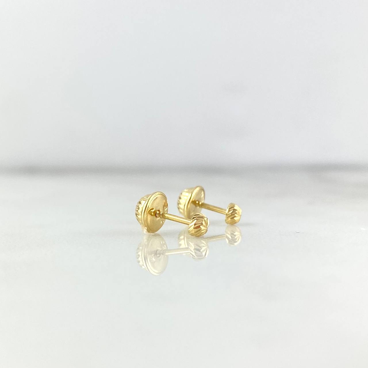 Topos Media Bola 3mm 0.45gr / Diamantada Oro Amarillo ©