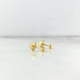 Topos Media Bola 0.45gr / 3mm Diamantada Oro Amarillo