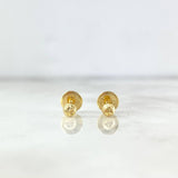 Topos Media Bola 0.45gr / 3mm Diamantada Oro Amarillo