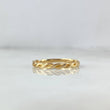 Anillo Lazo Cruzado 1.55gr / T6 1/2 / Oro Amarillo *