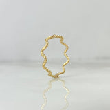 Anillo Trenza Zig-Zag 1.05gr / T8 / Oro Amarillo *