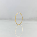 Anillo Rallado 0.35gr / T5 1/2 / Oro Amarillo