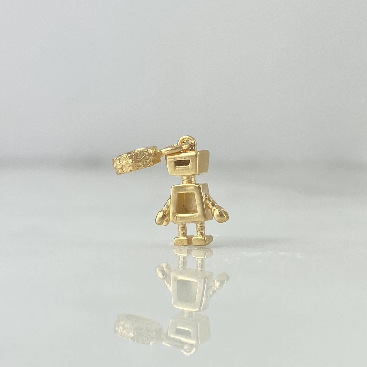 Dije Robot 1.1gr / 1.6cm / Oro Amarillo *