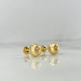 Topos Bola Diamantada 1.2gr / 8mm Oro Amarillo