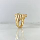 Anillo Virgen Guadalupe Silueta 6.85gr / T6 / Circones Blancos Verdes Fucsias Oro Amarillo