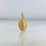 Dije Virgen Guadalupe 0.5gr / 2cm / Troquelado Oro Amarillo