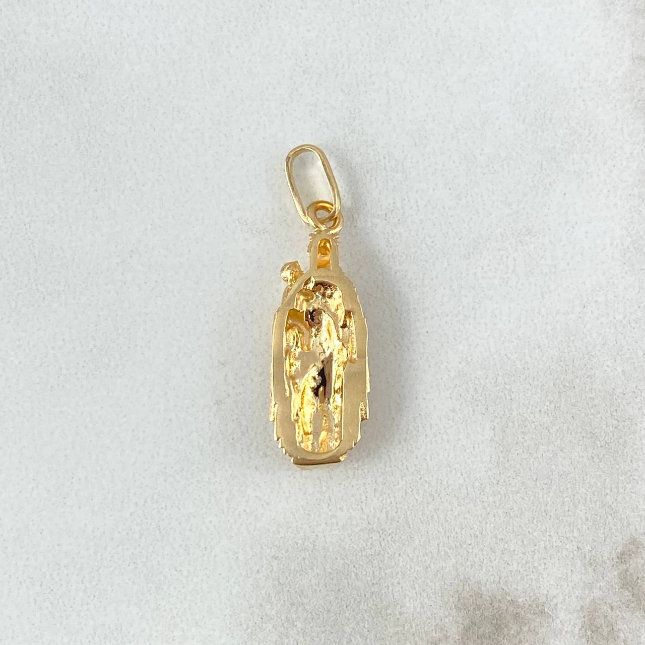 Dije Virgen con el Niño 2.1gr / 2.9cm / Oro Amarillo