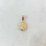 Dije Virgen del Carmen 0.45gr / 1.8cm / Oro Amarillo