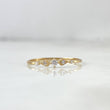 Anillo Solitario Petit 0.75gr / T6 3/4 / Circones Blancos Oro Amarillo