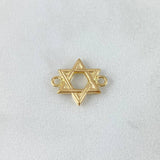 Herraje Estrella De David 0.6gr / 1.5cm / Oro Amarillo *