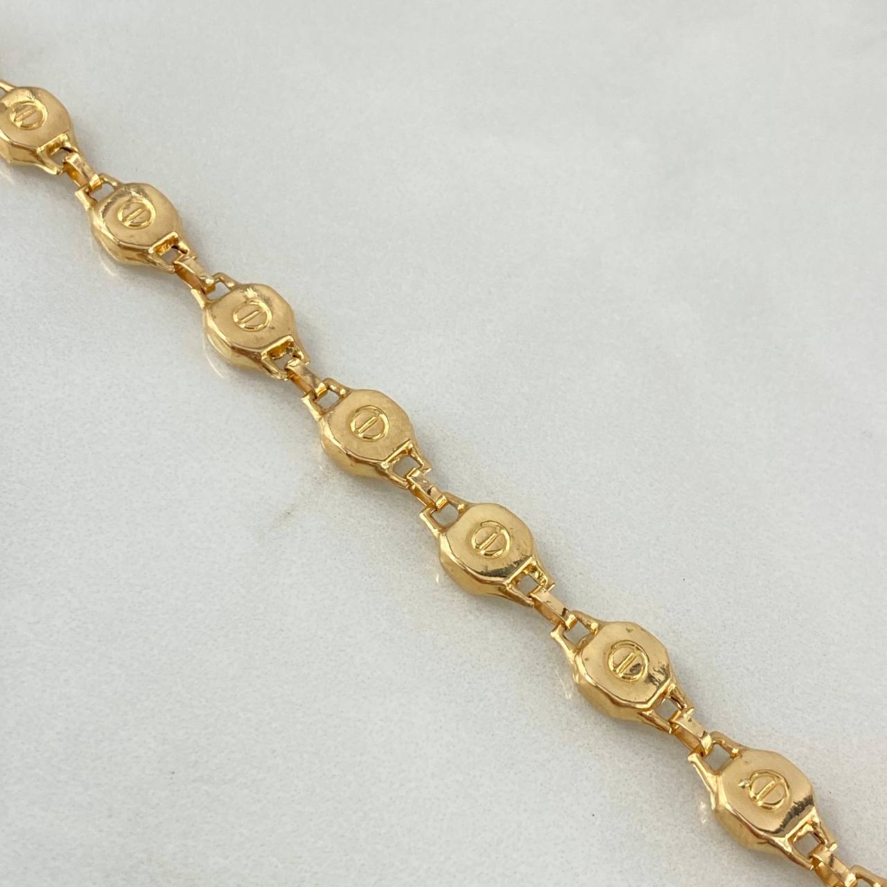 Pulso Rustico Tornillo 5gr / 18cm / 6.5mm Oro Amarillo