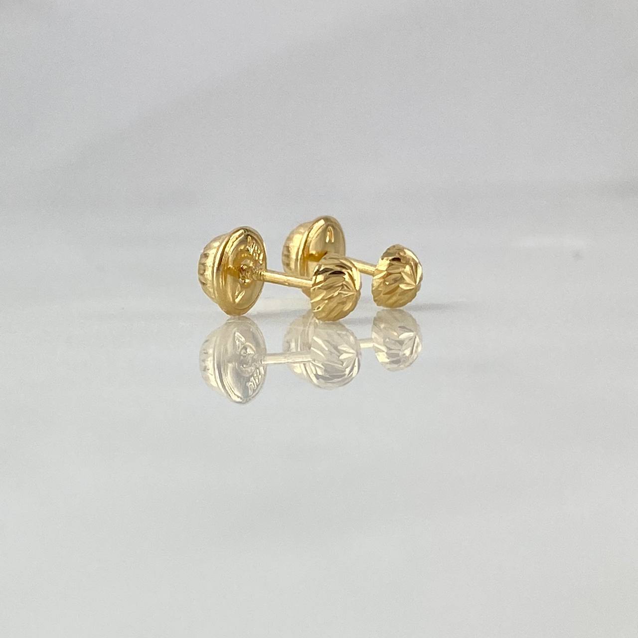 Topos Media Bola 4mm 0.5gr / Diamantada Oro Amarillo *