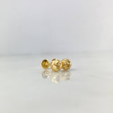 Topos Bola Diamantada 6mm 0.8gr / Oro Amarillo *