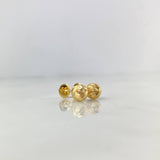 Topos Bola 0.85gr / 6mm Diamantada Oro Amarillo