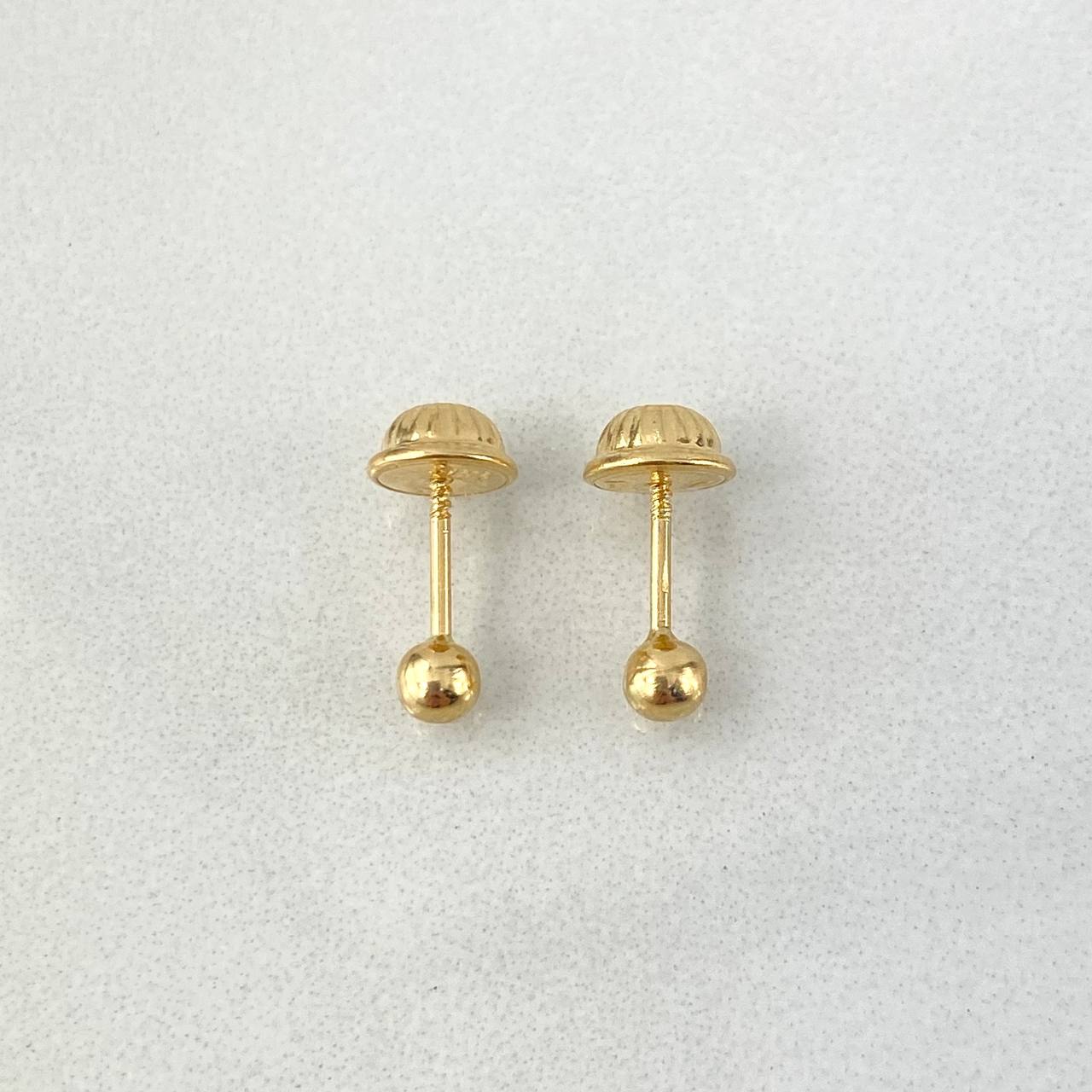 Topos Bola 4mm 0.45gr / Lisa Oro Amarillo