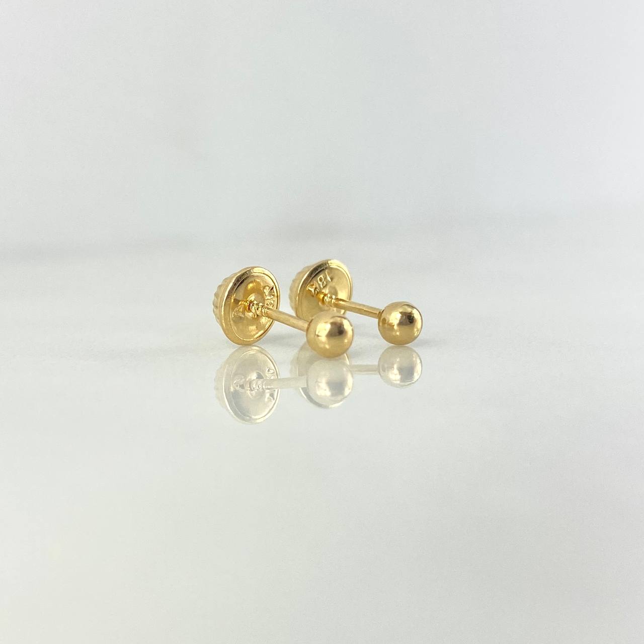 Topos Bola 3mm 0.4gr Lisa Oro Amarillo *