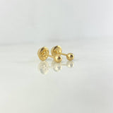 Topos Bola 3mm / 0.4gr Lisa Oro Amarillo