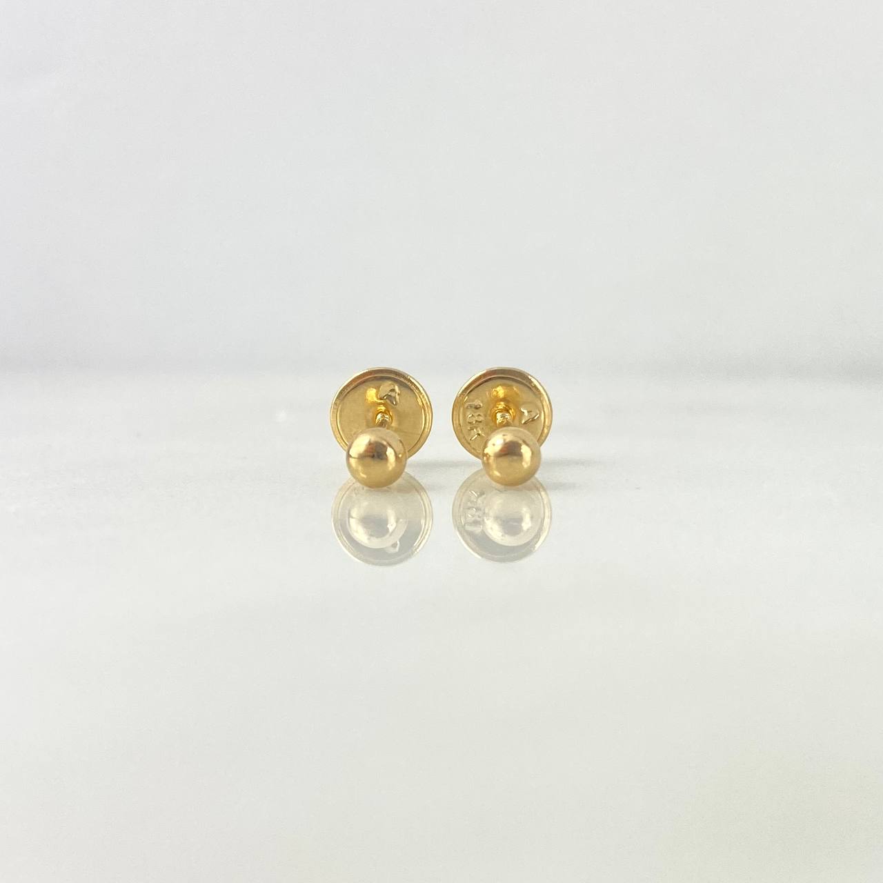 Topos Bola 3mm 0.4gr Lisa Oro Amarillo *