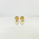 Topos Bola 0.4gr / 3mm Lisa Oro Amarillo 18K &