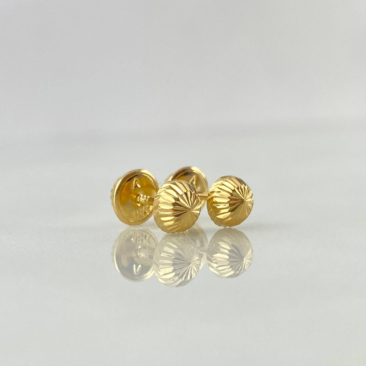 Topos Media Bola 5mm 0.6gr / Diamantada Oro Amarillo