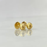 Topos Media Bola 5mm 0.6gr / Diamantada Oro Amarillo