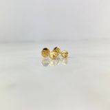 Topos Bola Diamantada 0.55gr / 4mm Oro Amarillo