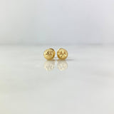 Topos Bola Diamantada 6mm 0.8gr / Oro Amarillo *