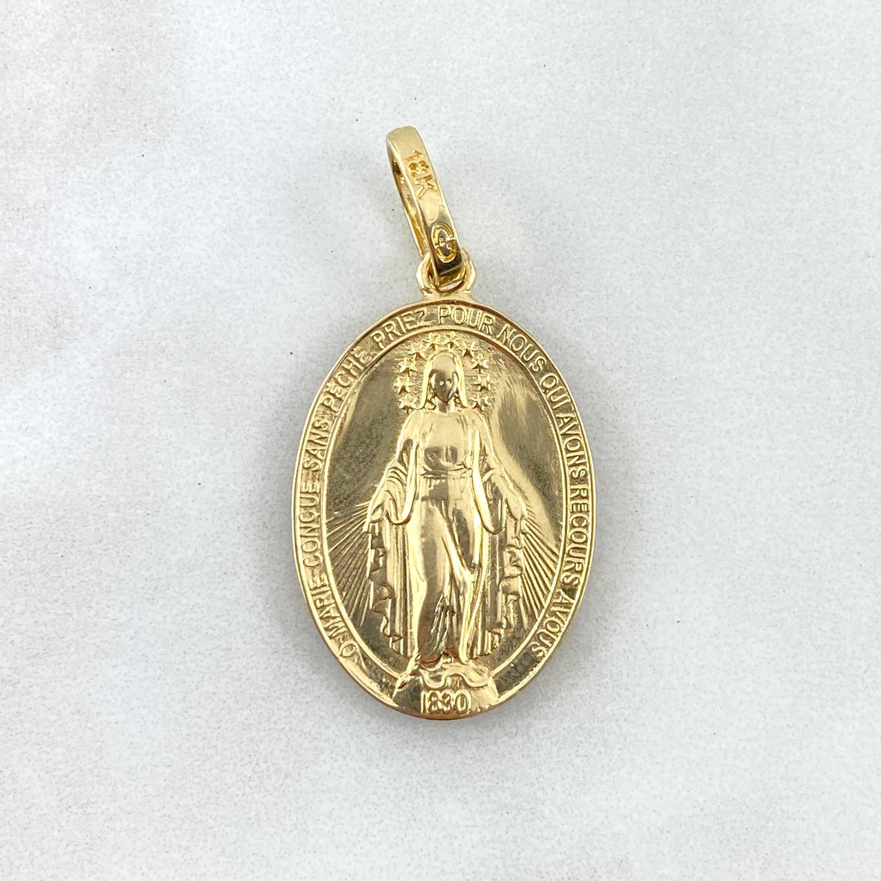 Dije Virgen Milagrosa 4.95gr / 3.5cm / Oro Amarillo ©