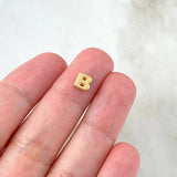 Herraje Letra B 0.35gr / 6mm / Tambor Oro Amarillo