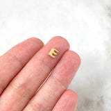 Herraje Letra E 0.35gr / 0.5cm / Oro Amarillo