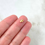 Herraje Letra F 0.25gr / 6mm Tambor Oro Amarillo 18K