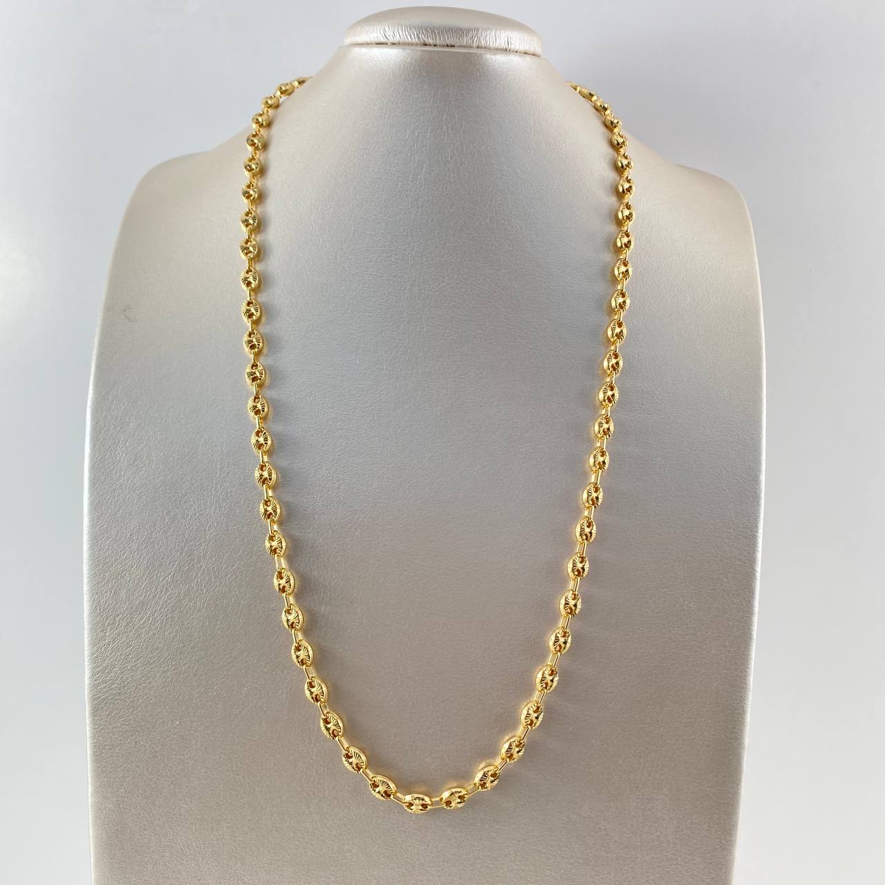 Cadena GC 15.2gr / 65cm / 6mm Diamantada Oro Amarillo