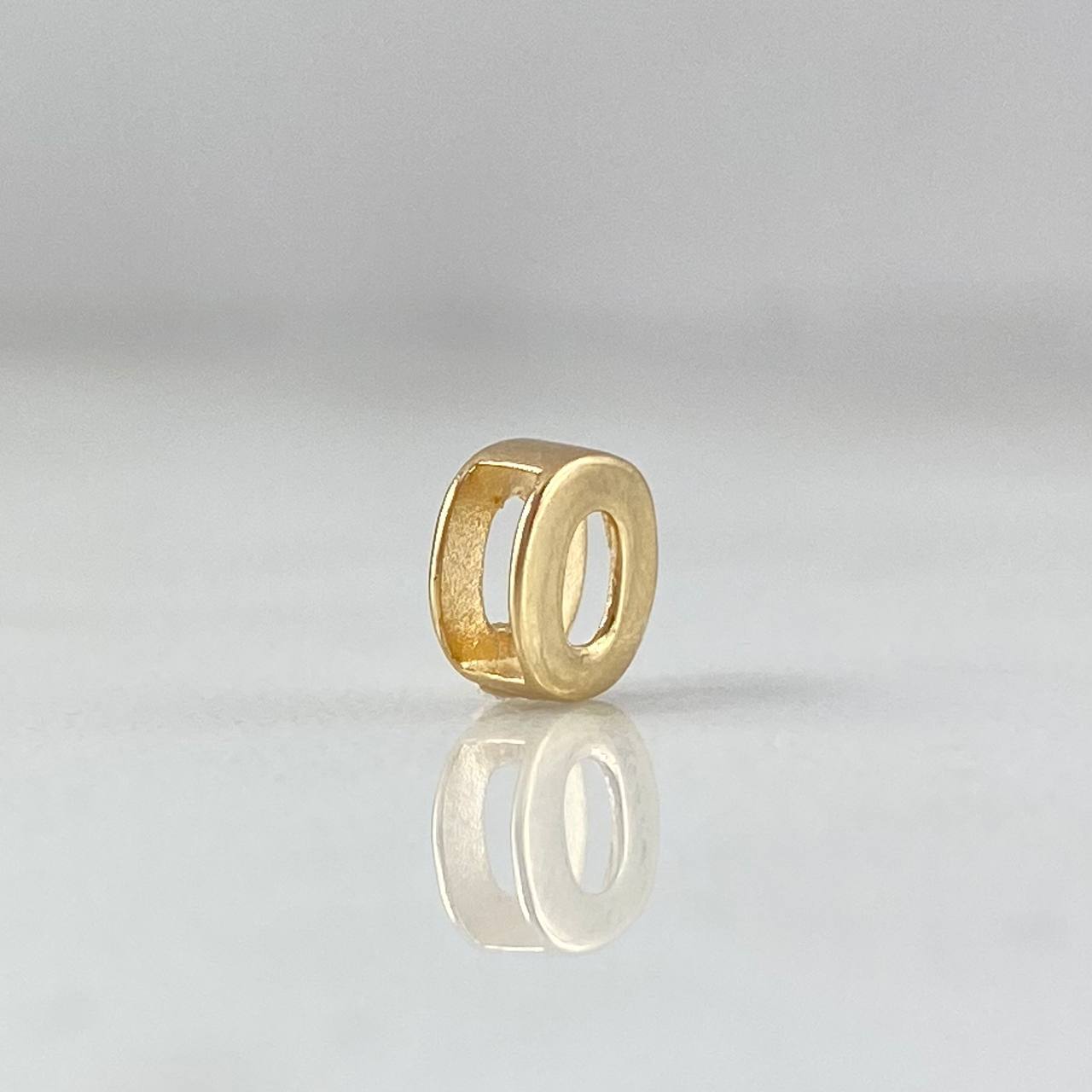 Herraje Letra O 0.35gr / 0.5cm / Oro Amarillo