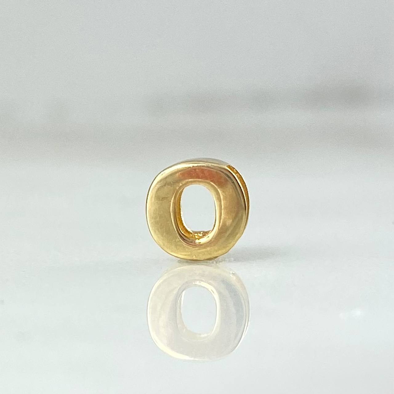 Herraje Letra O 0.35gr / 0.5cm / Oro Amarillo