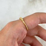 Anillo Triple Segmento 1.55gr / T9 / Circones Blancos Oro Amarillo