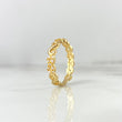 Anillo Infinitos 2.35gr / T6 / Circones Blancos Oro Amarillo ©