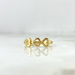 Anillo Tres Corazones 1.6gr / T6 / Oro Amarillo