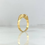 Anillo Sello Virgen Milagrosa 1.7gr / T6 1/2 / Estrellas Oro Amarillo