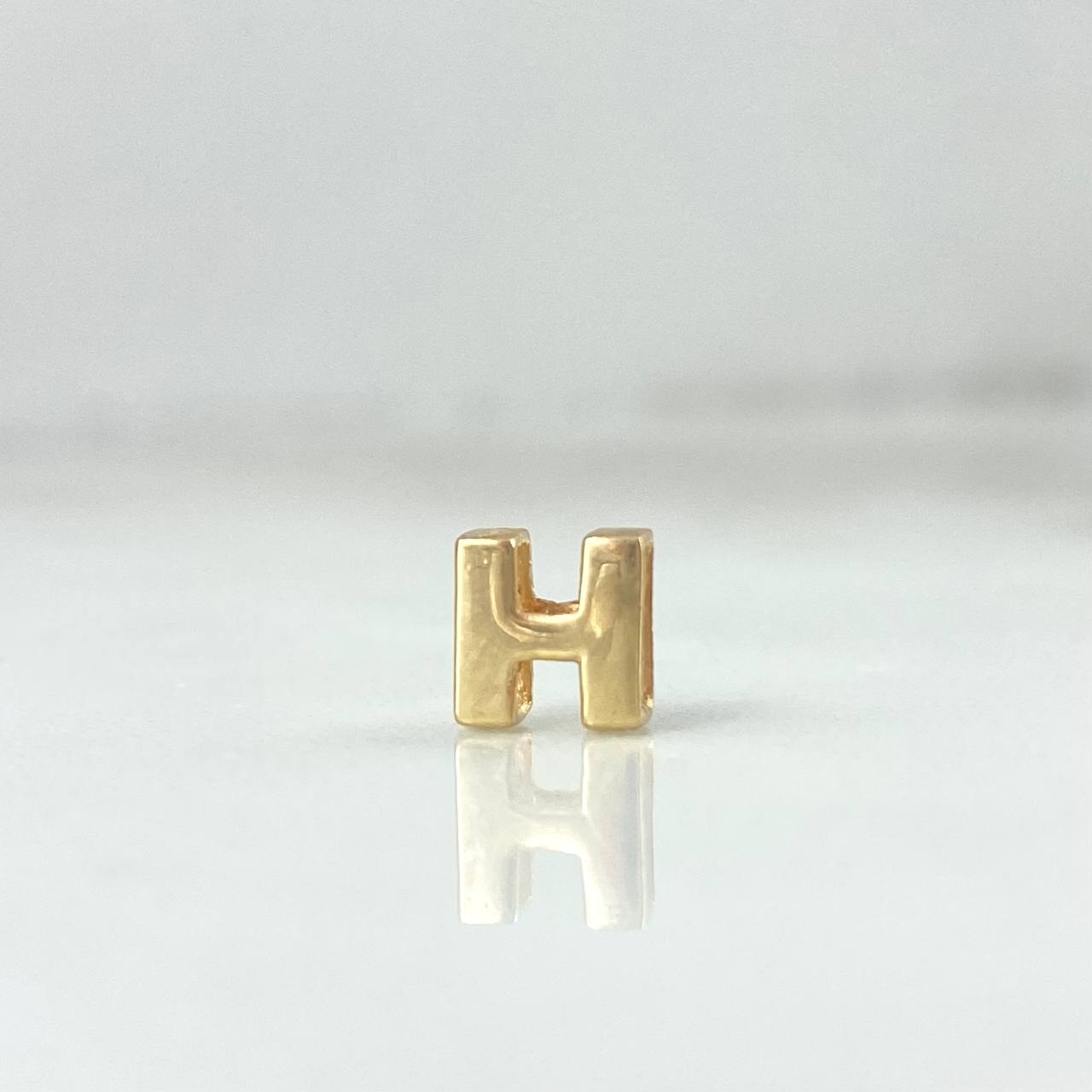 Herraje Letra H 0.3gr / 0.5cm / Tambor Oro Amarillo